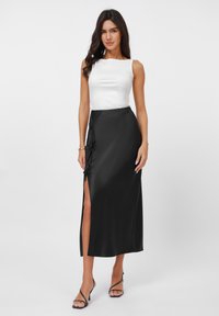 Anna Field MIDI SKIRT - Jupe crayon - black