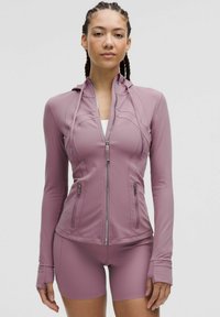 DEFINE HOODED - Cipzáras pulóver - lavender lux mirror silver