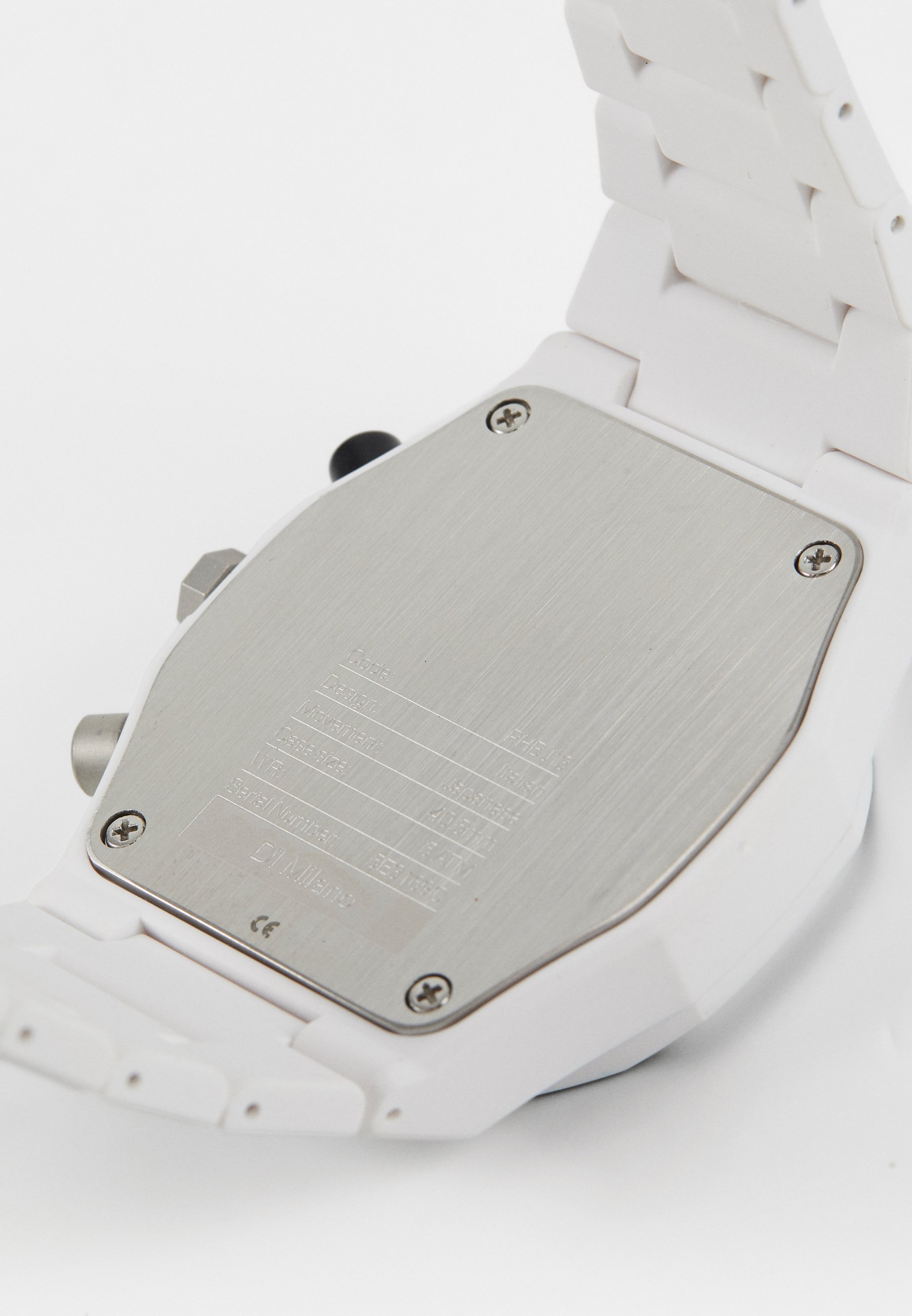 D1 Milano POLYCHRONO WHITE SKETCH UNISEX - Chronograph watch