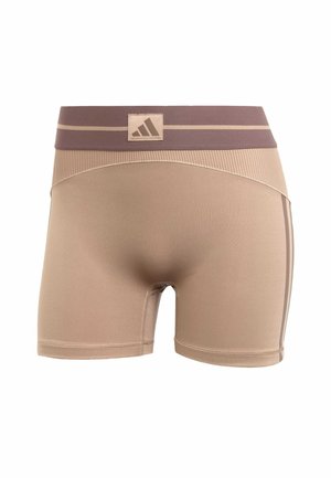 adidas Performance HYPERGLAM  - Leggings - chalky brown   earth strata