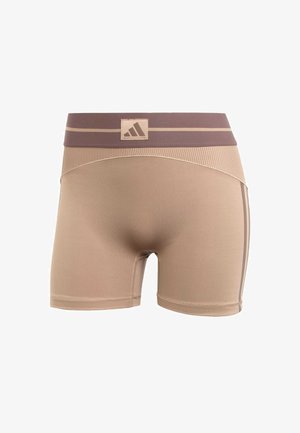 adidas Performance HYPERGLAM  - Leggings - chalky brown   earth strata
