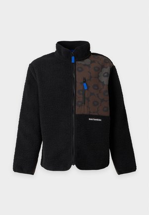 Marimekko, VAELLUS MINI UNIKKO KIOSKI COAT - Яке от полар - black/dark brown/grey