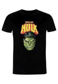 Marvel AVENGERS HULK FACE - T-shirt z nadrukiem