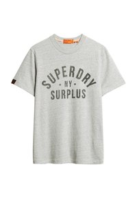 Superdry & Co GRAPHIC - T-shirts print - surplus grey grindle