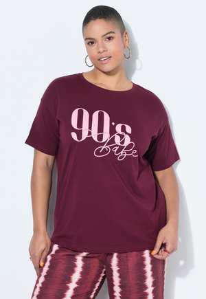 Studio Untold 90S BABE - T-Shirt print - aubergine