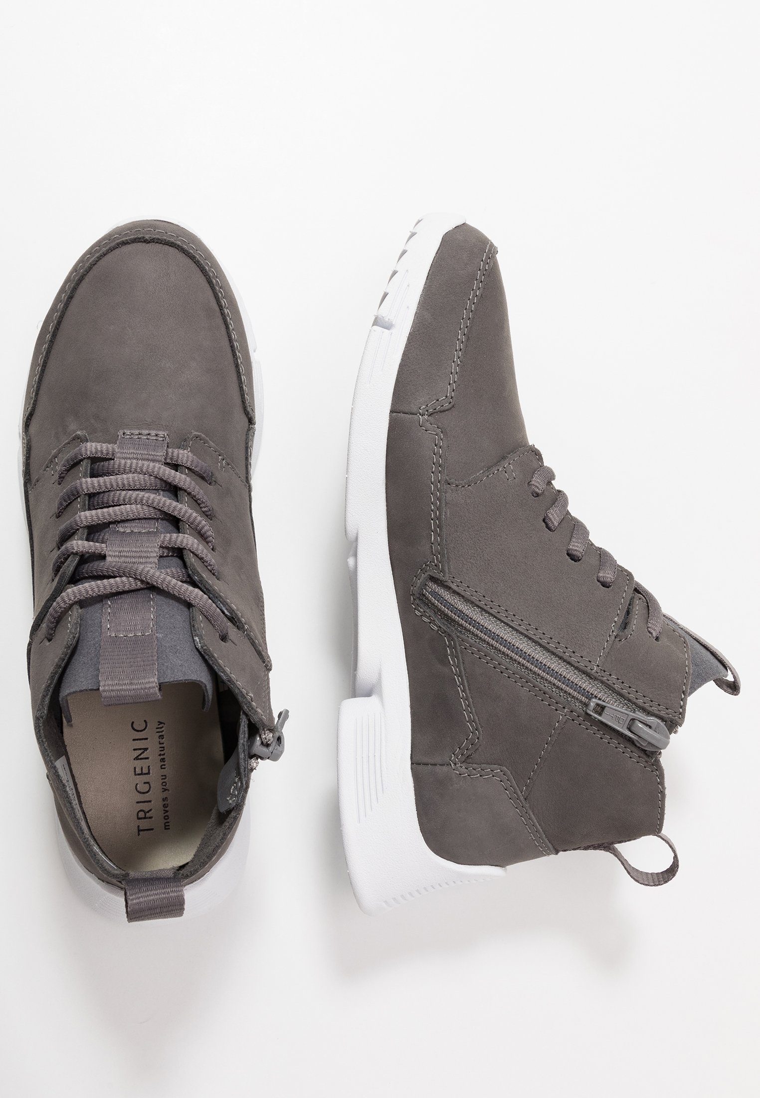clarks high top trainers