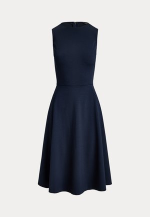 Lauren Ralph Lauren, PONTE SLEEVELESS DRESS - Φόρεμα από ζέρσεϊ - navy
