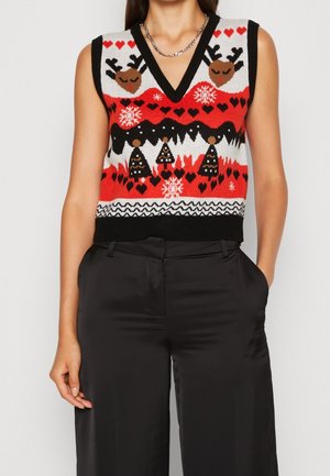 Strickpullover - black