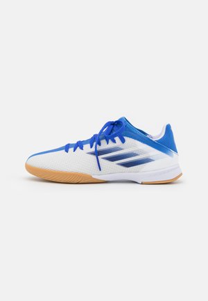 X SPEEDFLOW.3 IN UNISEX - Botas de fútbol sin tacos - footwear white/legacy indigo/hi-res blue