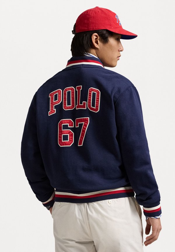 LETTERMAN-LOGO BASEBALL JACKET - Bomber Jacket2