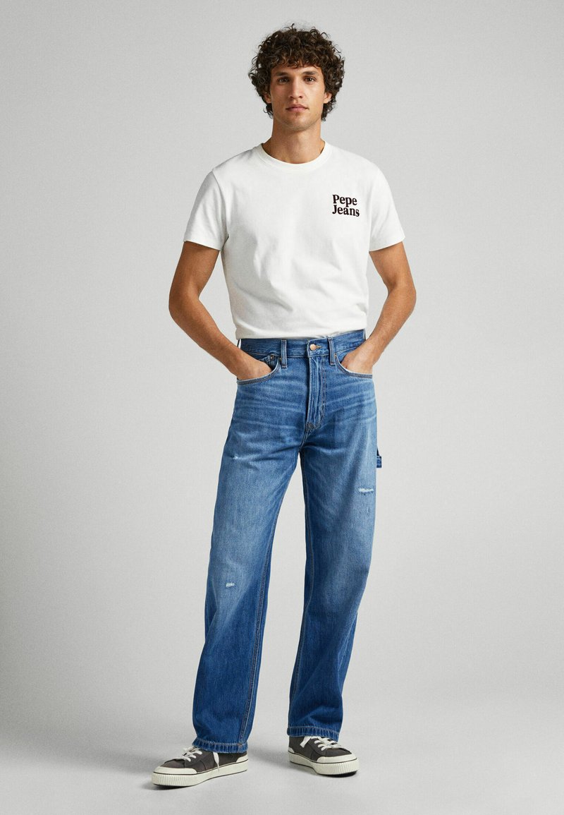 Pepe Jeans Straight leg jeans blauw denim/bluedenim Pepe Jeans Straight leg jeans blauw denim/bluedenim