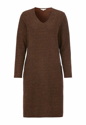 Cellbes of Sweden, KNIT DRESS - Strickkleid - rust melange
