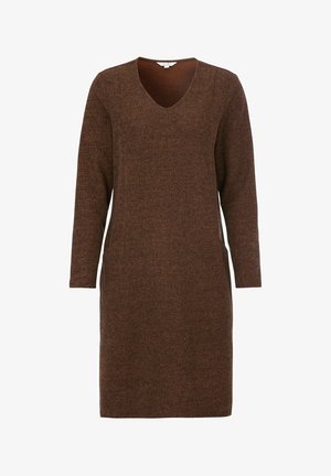 Cellbes of Sweden, KNIT DRESS - Strickkleid - rust melange