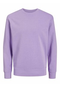 JJESTAR  BASIC CREW NECK - Športni pulover - purple/rose