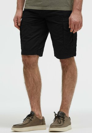 Camp David, CAMP DAVID CARGOSHORTS MIT KLAPPENTASCHEN UND TAPES - Shorts - black