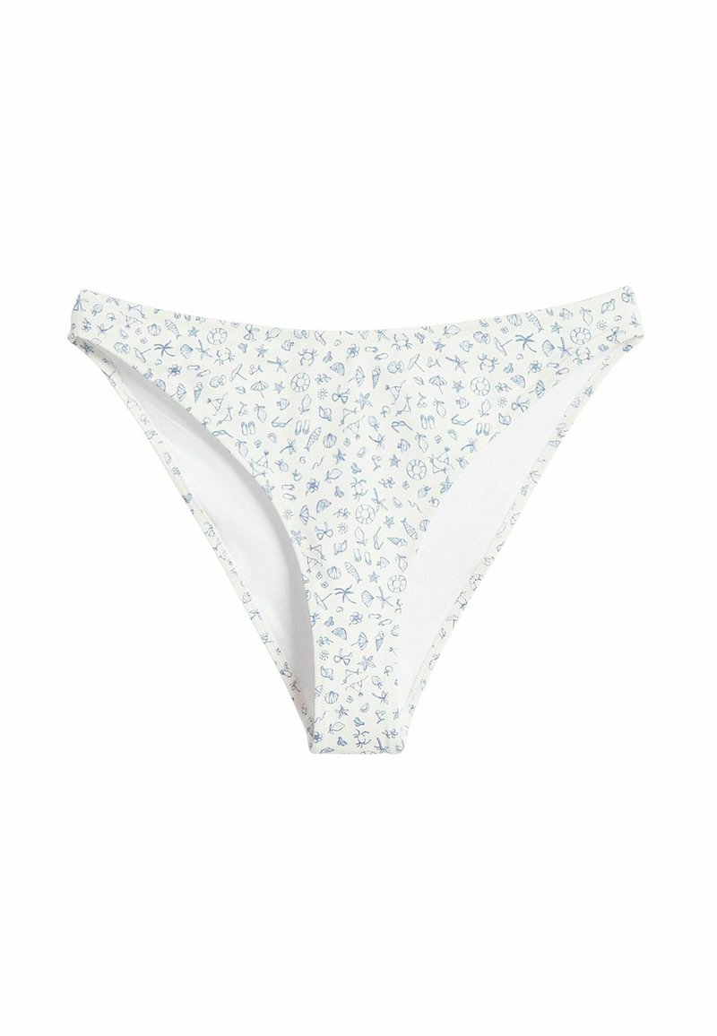 Kappahl BRAZILIAN HIGH LEG BIKINI BOTTOMS - Bikini bottoms - off-white ...