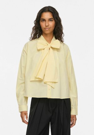 VILA LONG SLEEVED SHIRT VIBOWA BOW-DETAIL - Chemisier - anise flower