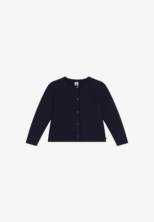 Petit Bateau TUBIQUE MATELASSÉ - Cardigan - dark blue