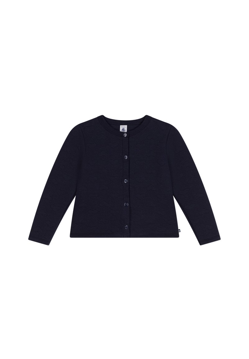 Petit Bateau TUBIQUE MATELASSÉ - Cardigan - dark blue