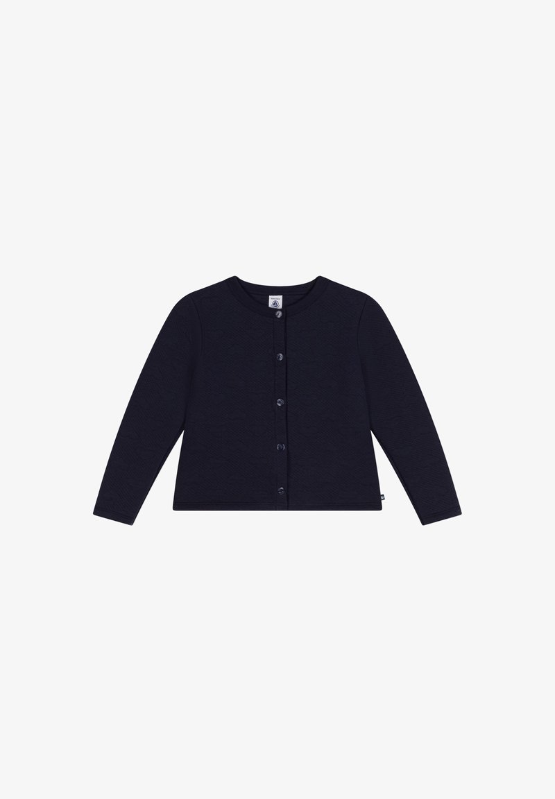 Petit Bateau TUBIQUE MATELASSÉ - Strickjacke - dark blue