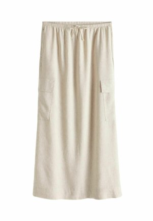 COLUMN  PETITE  - Maxi szoknya - natural