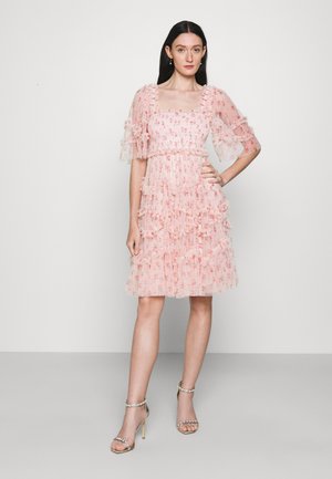 BIJOU ROSE MINI DRESS - Koktejlové šaty / šaty na párty - paris pink