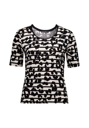 Betty Barclay, BETTY BARCLAY MIT RUNDHALSAUSSCHNITT PRINTSHIRT - T-shirt imprimé - beige schwarz