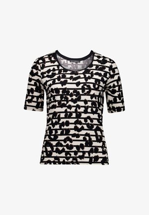 Betty Barclay, BETTY BARCLAY MIT RUNDHALSAUSSCHNITT PRINTSHIRT - T-shirt imprimé - beige schwarz