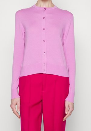 Cardigan - mottled pink