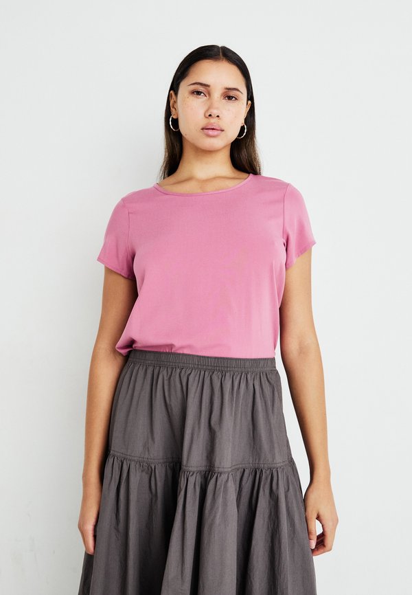 VMBELLA - Basic T-shirt - mesa rose