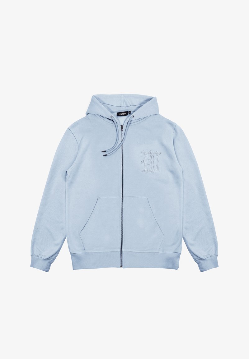 Wasted Paris Sweater met rits blauw Wasted Paris Sweater met rits blauw