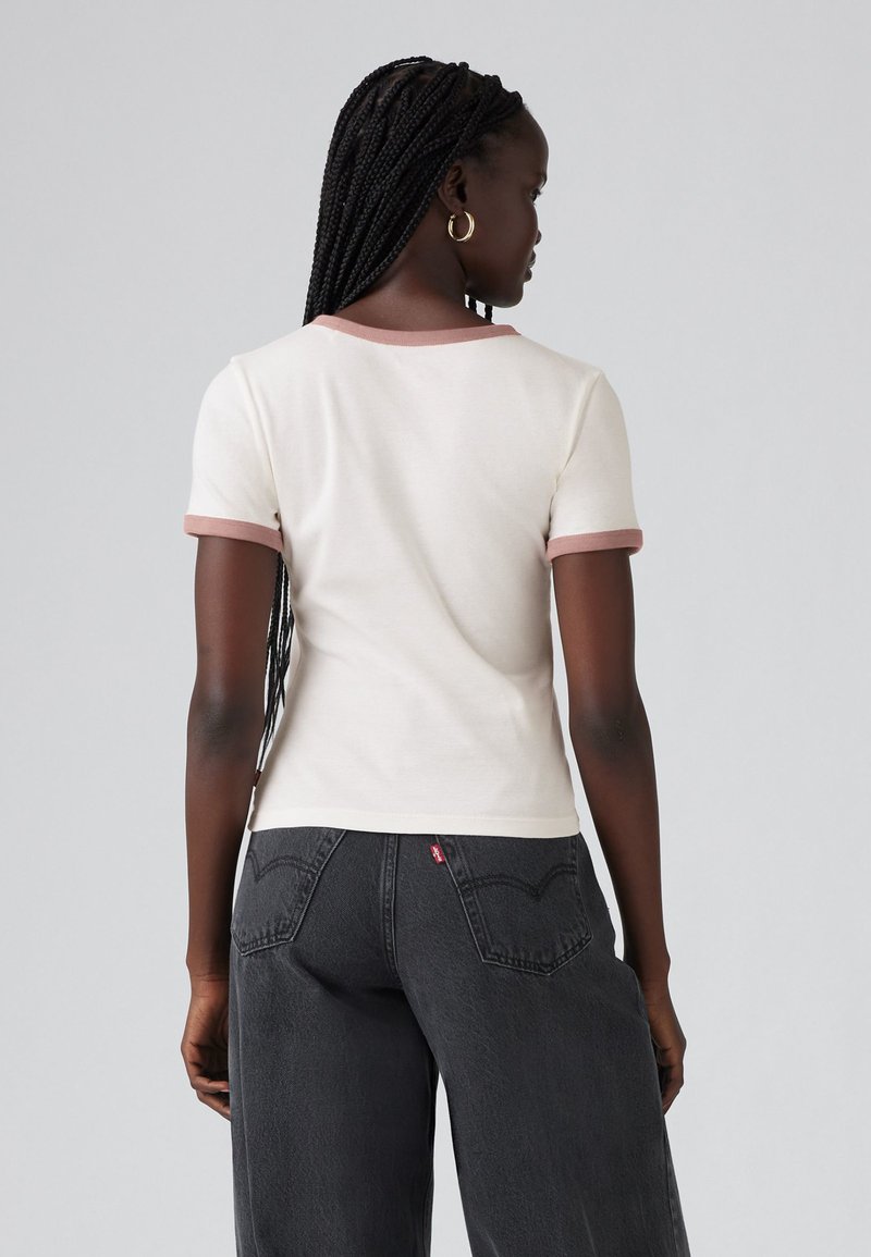 Levi's® RINGER RICKIE - Triko s potiskem - White