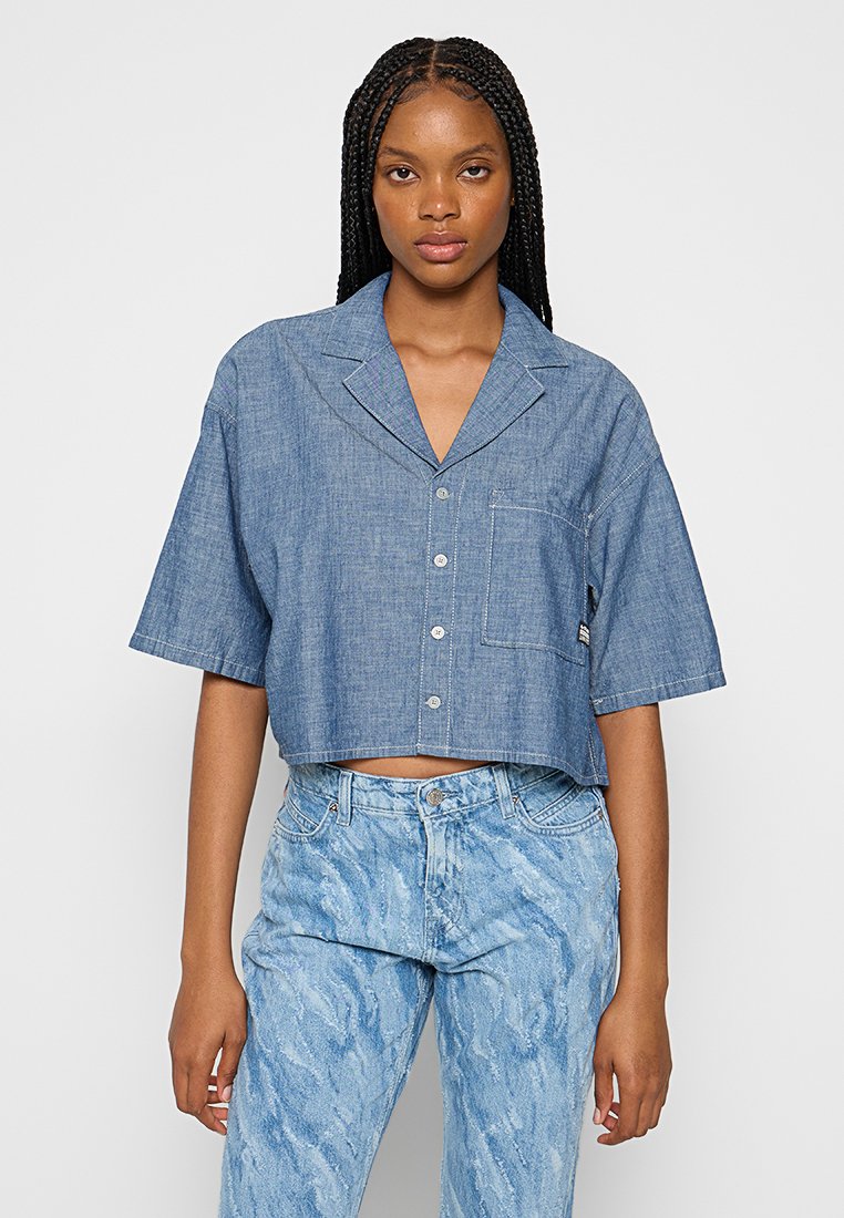 G-Star Overhemdblouse donkerblauw G-Star Overhemdblouse donkerblauw