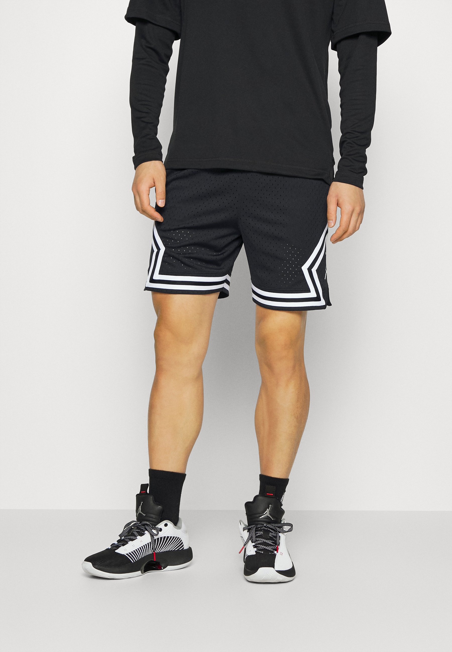 Jordan M J DF AIR DMND SHORT - Pantalón corto de deporte -  black/white/negro 