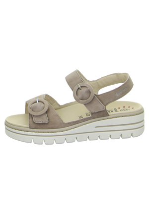 CLARA - Sandali con zeppa - beige