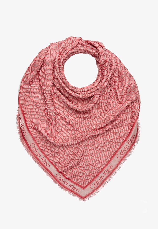 MONO SCARF - Tuch - red/nude