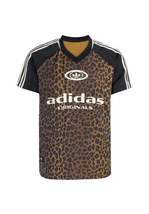 adidas Originals LEO PRINT SATIN - Majica kratkih rukava s printom - multicolor bronze strata