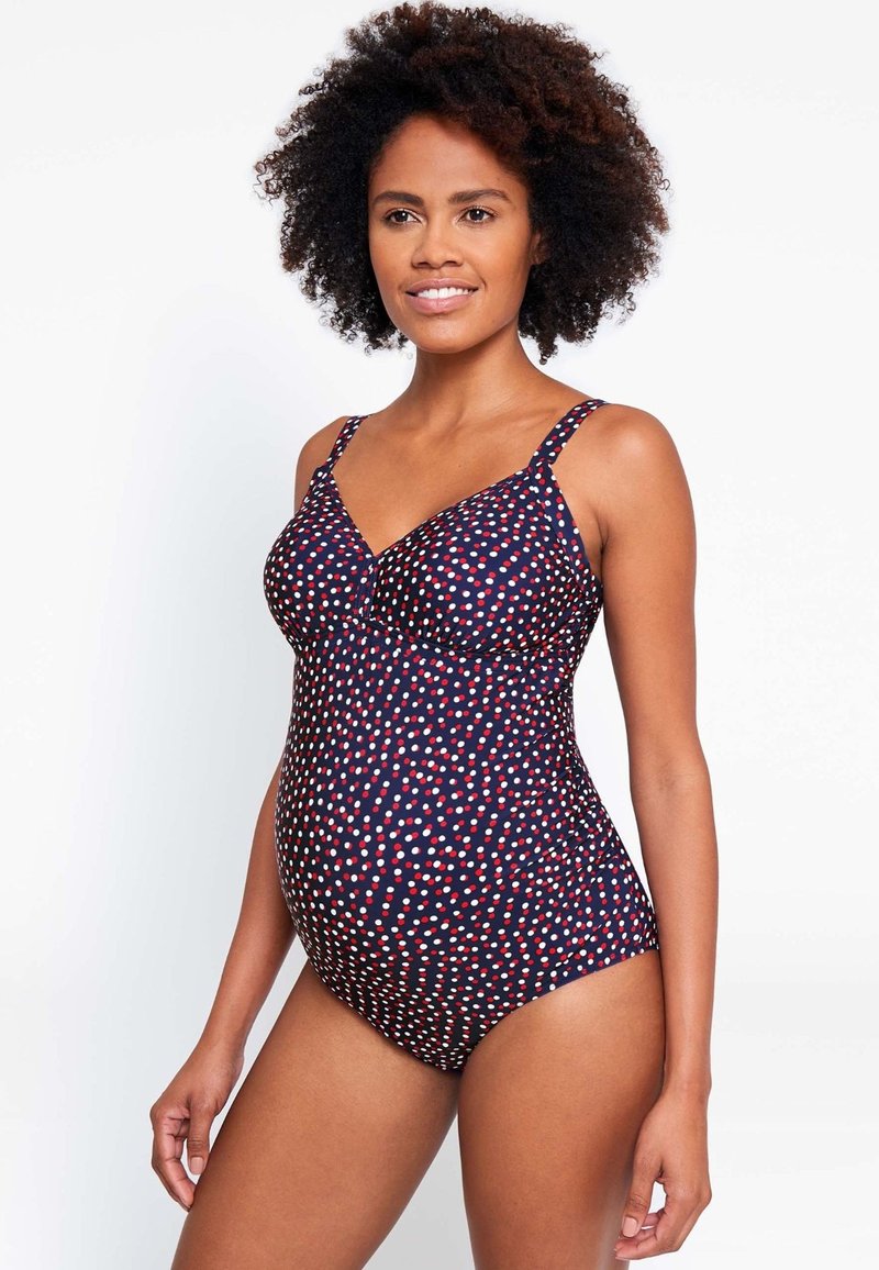 JoJo Maman Bébé SPOT SWIMSUIT - Plavky - navy
