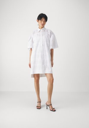 Rochie tip cămașă - white