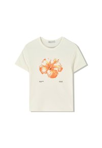 SHORT SLEEVE - T-shirt imprimé - beige