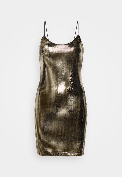 Alice + Olivia NELLE MINI  - Kokteilikleit/peokleit - gold