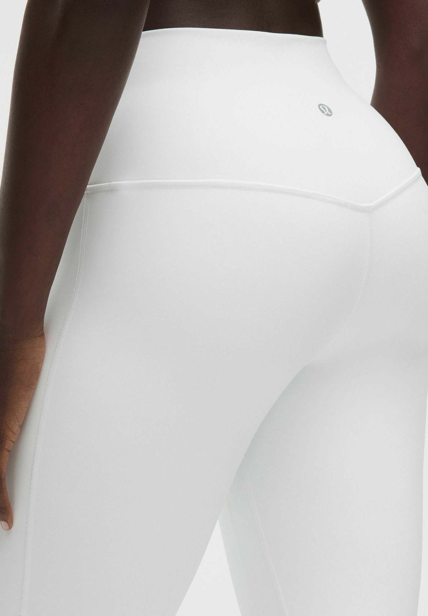 lululemon ALIGN™ HIGH-RISE 63CM - Leggings - Pantaloni - white/alb