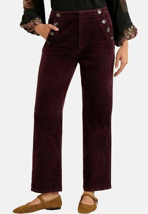 REGULAR FIT - Pantaloni - cherry red