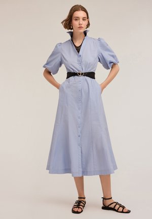 Shirt dress - azzurro