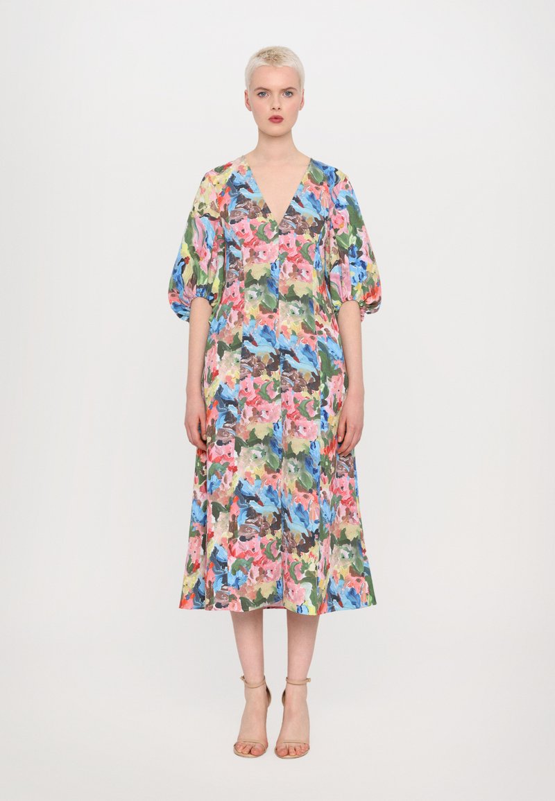Stine Goya - STRUCTURE SLEEVE MIDI DRESS - Day dress - loves me loves me not, Enlarge