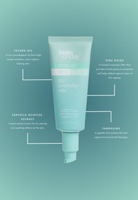 Hello Sunday HELLO SUNDAY THE EVERYDAY ONE NON-COMEDOGENIC MINERAL FACE MOISTURISER SPF 50 WITH CENTELLA ASIATICA - Sonnenschutz