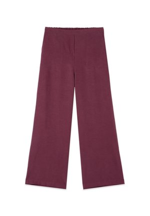 Oltre, PANTALONI PALAZZO - Stoffhose - bordeaux