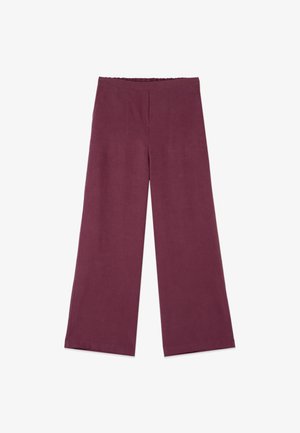 Oltre, PANTALONI PALAZZO - Stoffhose - bordeaux