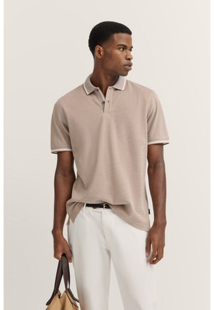 bugatti Polo shirt - taupe