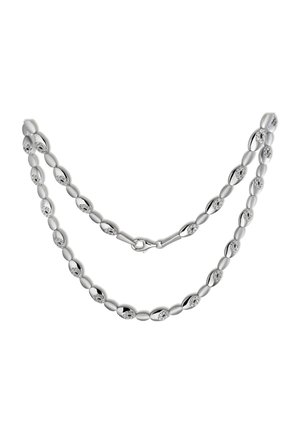 FANTASIE OVAL  - Halskette - silber weiß farben